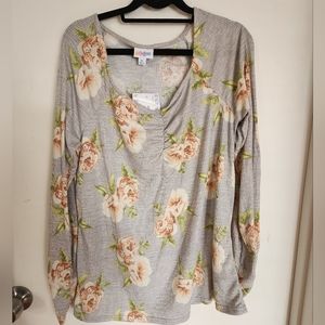 Mia NWT XL waffle knit top, LuLaRoe